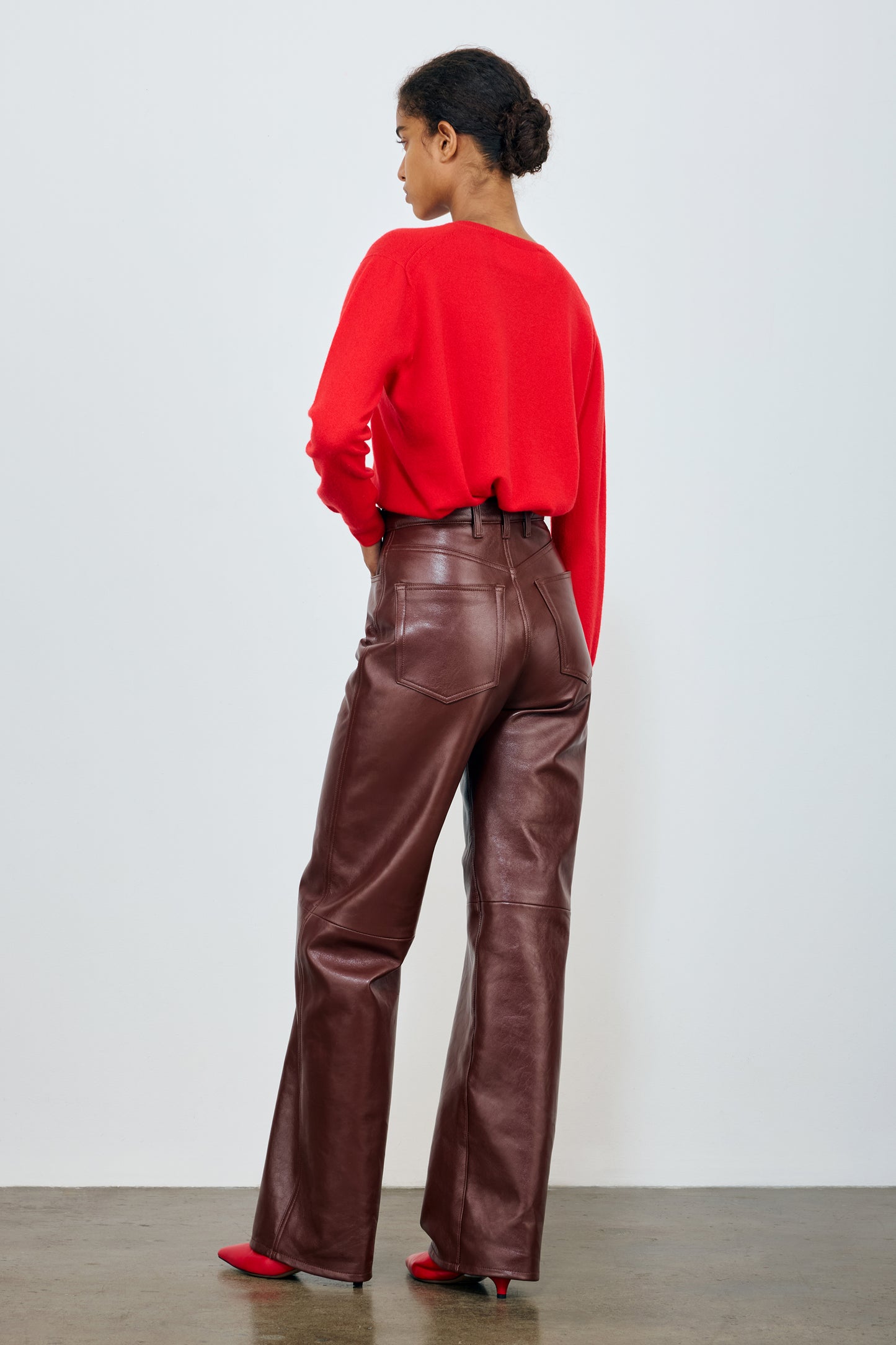 The Quinn Leather Pant