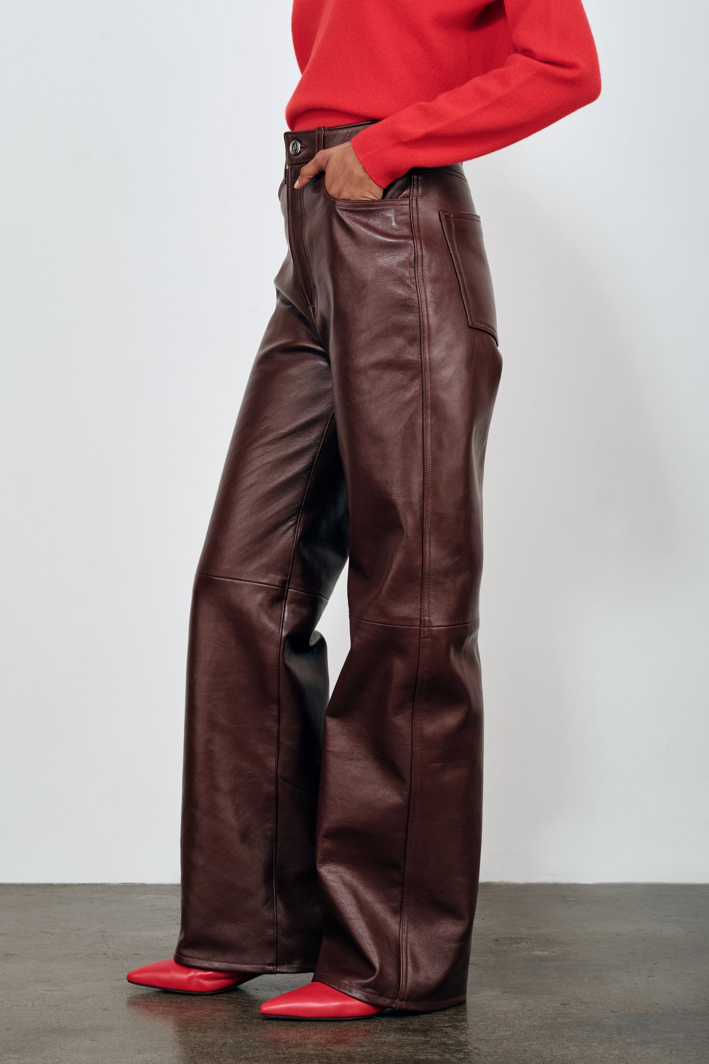 The Quinn Leather Pant