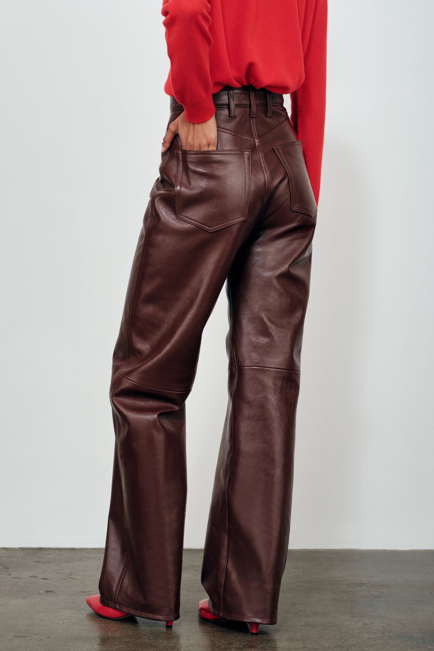 The Quinn Leather Pant