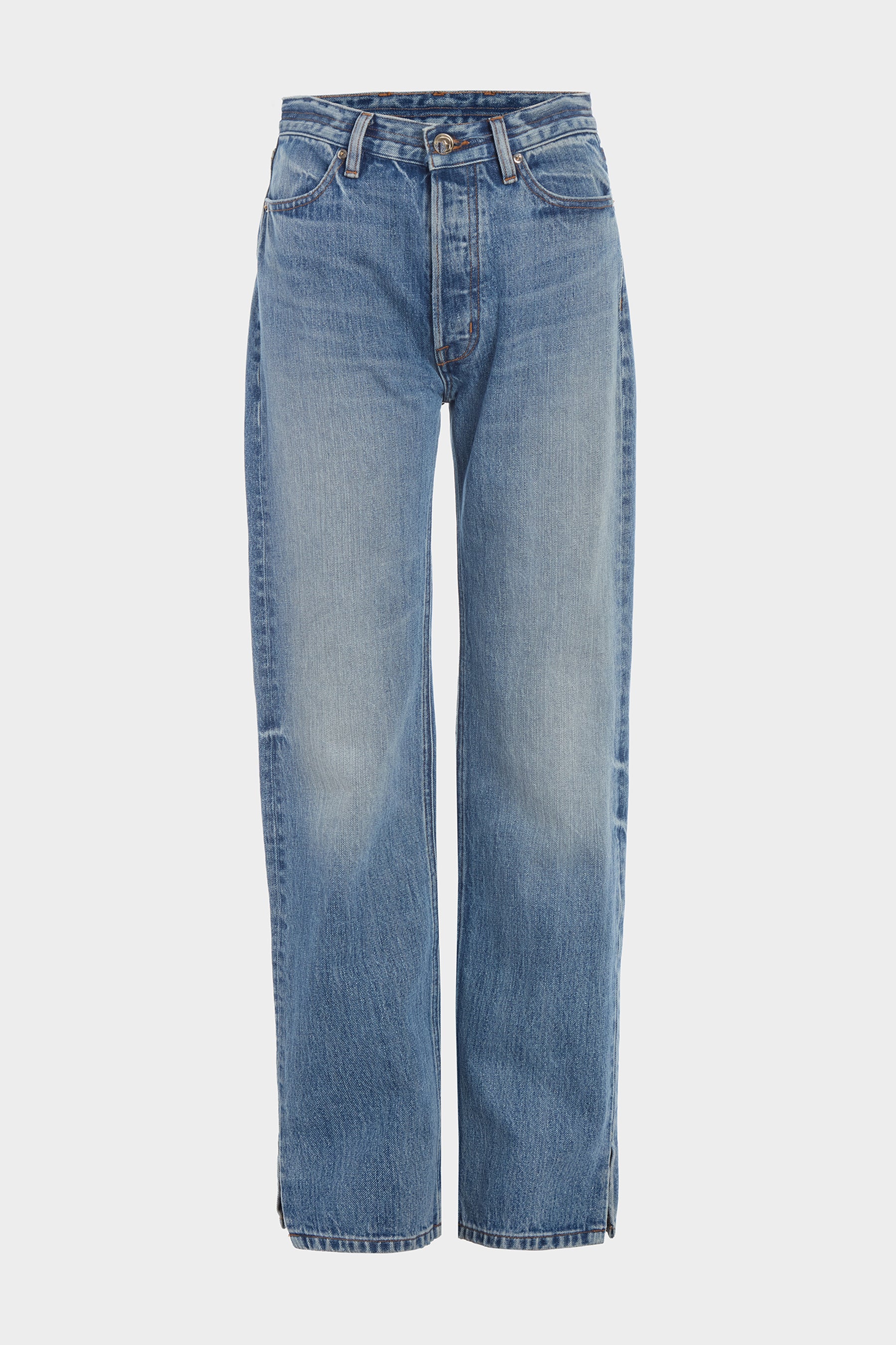The Agnes Straight Leg Jean Pant in Blue Vintage Wash – RÙADH