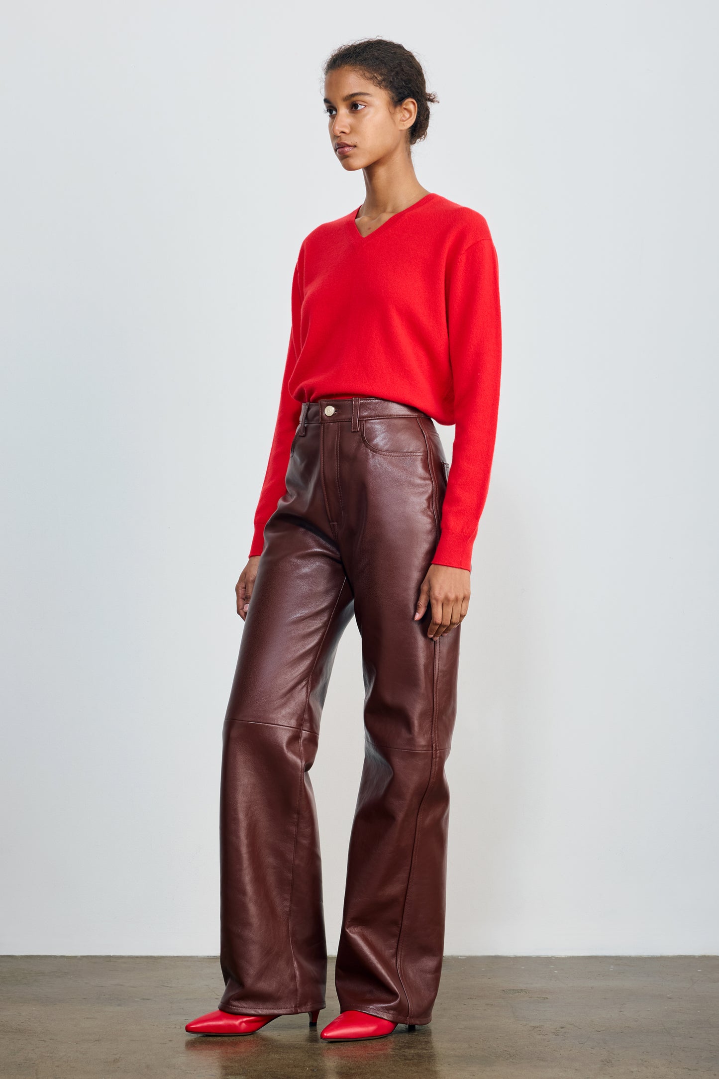 The Quinn Leather Pant