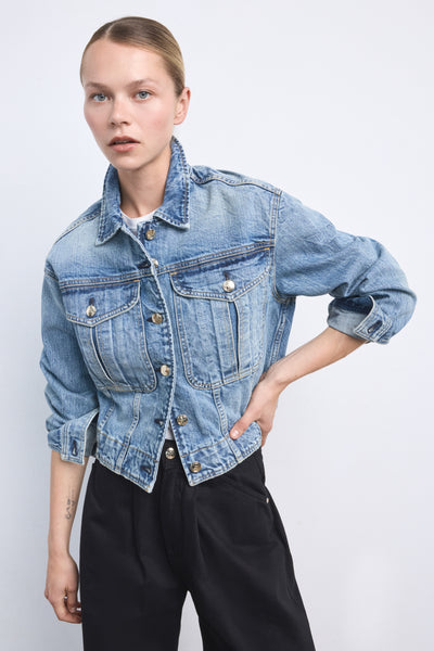 The Remi Jacket in Blue Japanese Denim – RÙADH