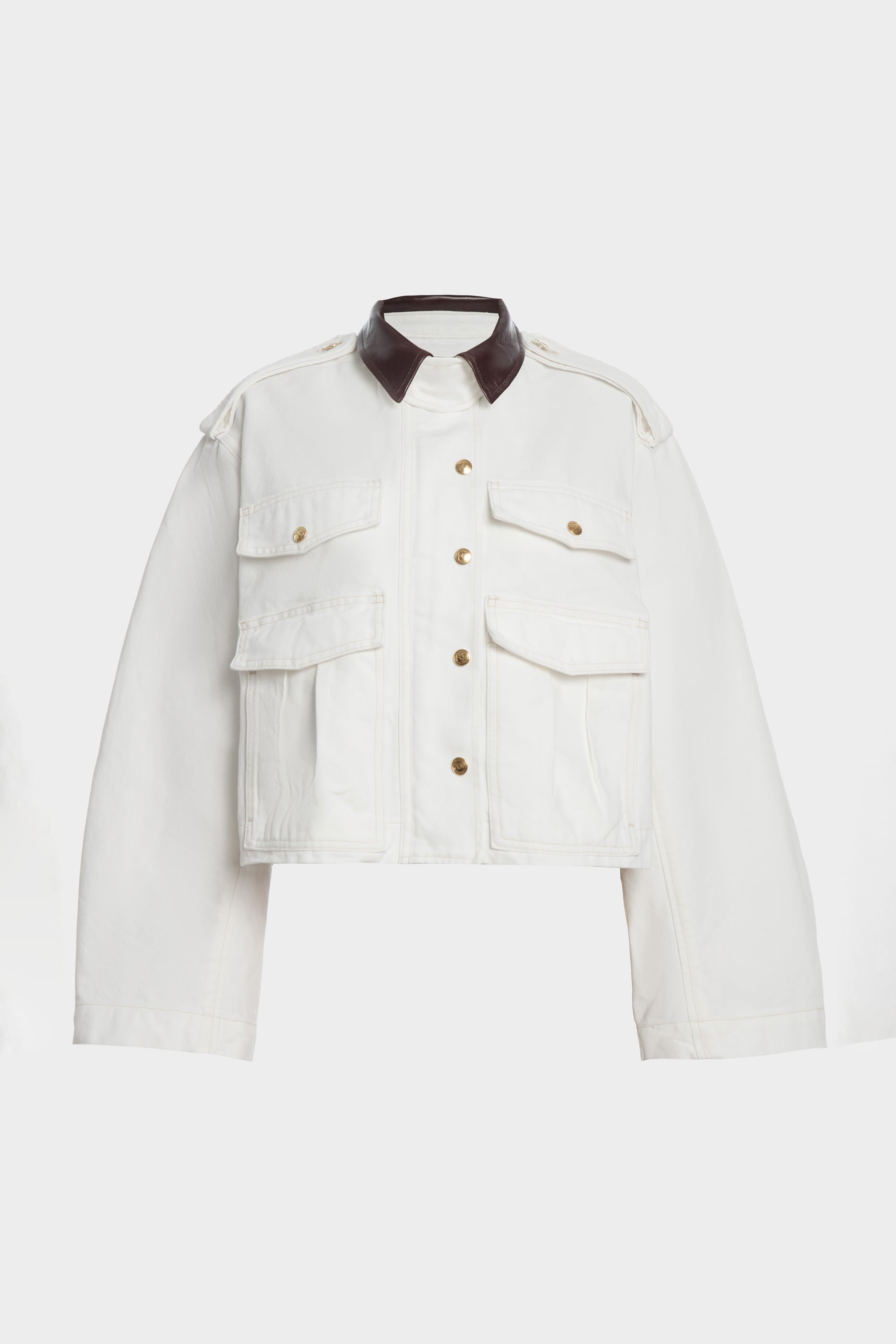 The Henderson Workwear Jacket in White Cotton Canvas – RÙADH